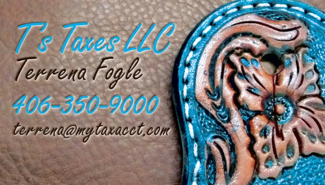Terrena Fogle, T's Taxes LLC, Lewistown, MT