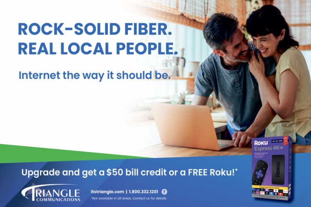 Rock-Solid Fiber. Real Local People., Triangle Communications, Havre, MT