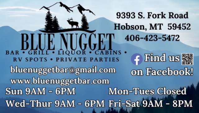 RV Spots, Blue Nugget, Hobson, MT