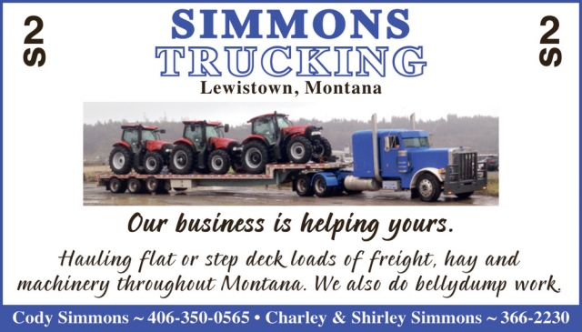 Trucking Services, Simmon's Trucking