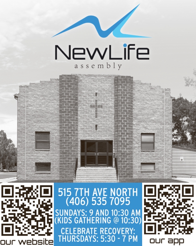 Sunday Services, New Life Assembly, Lewistown, MT