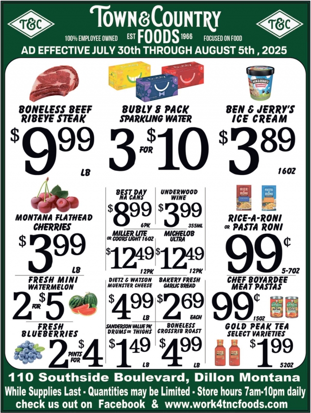 Foods, Town & Country Foods - Dillon, Dillon, MT