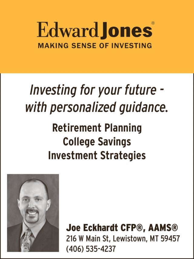 Retirement Planning, Joe Eckhardt - Edward Jones