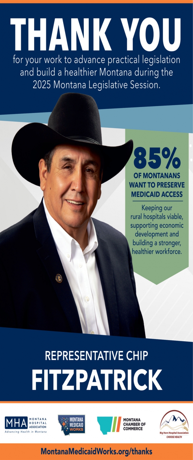 Representative Chip Fitzpatrick, Montana Medicaid Works