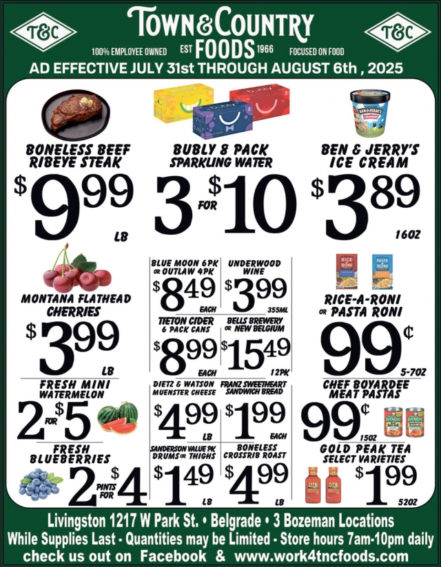 Foods, Town & Country Foods - Bozeman, Bozeman, MT