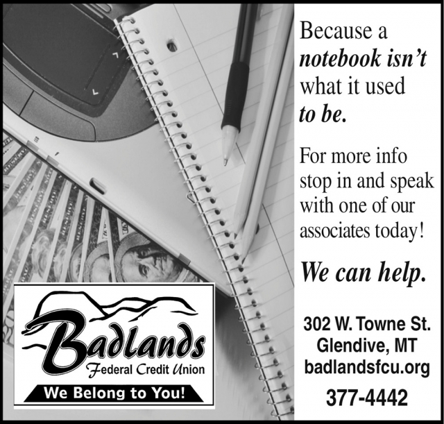 Federal Credit Union, Badlands Federal Credit Union - Glendive, Glendive, MT