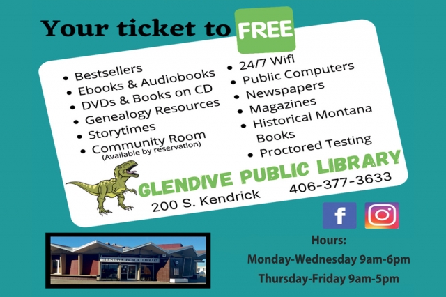 Your Ticket to Free, Glendive Public Library