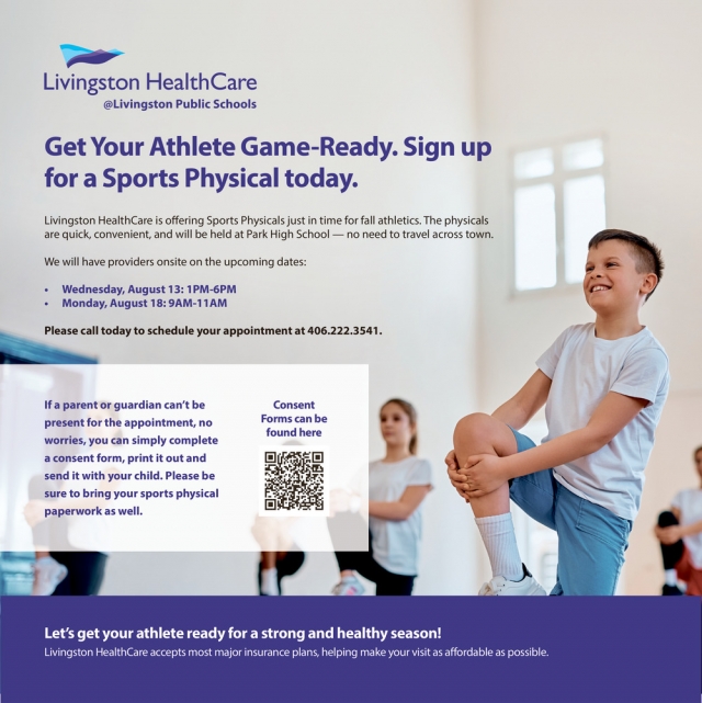 Get Your Athlete Game-Ready., Livingston Healthcare, Livingston, MT