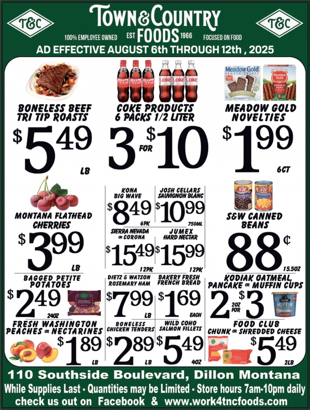 Foods, Town & Country Foods - Dillon, Dillon, MT
