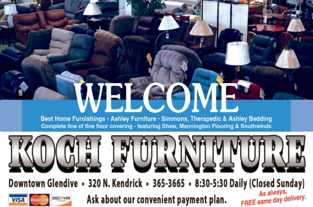 Best Home Furnishing, Koch Furniture, Glendive, MT