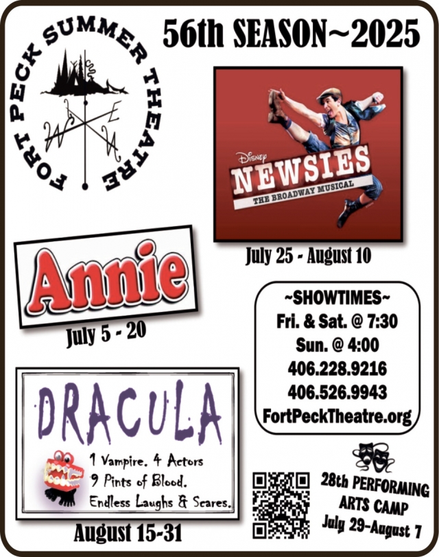Summer Theatre, Fort Peck Theatre, Fort Peck, MT