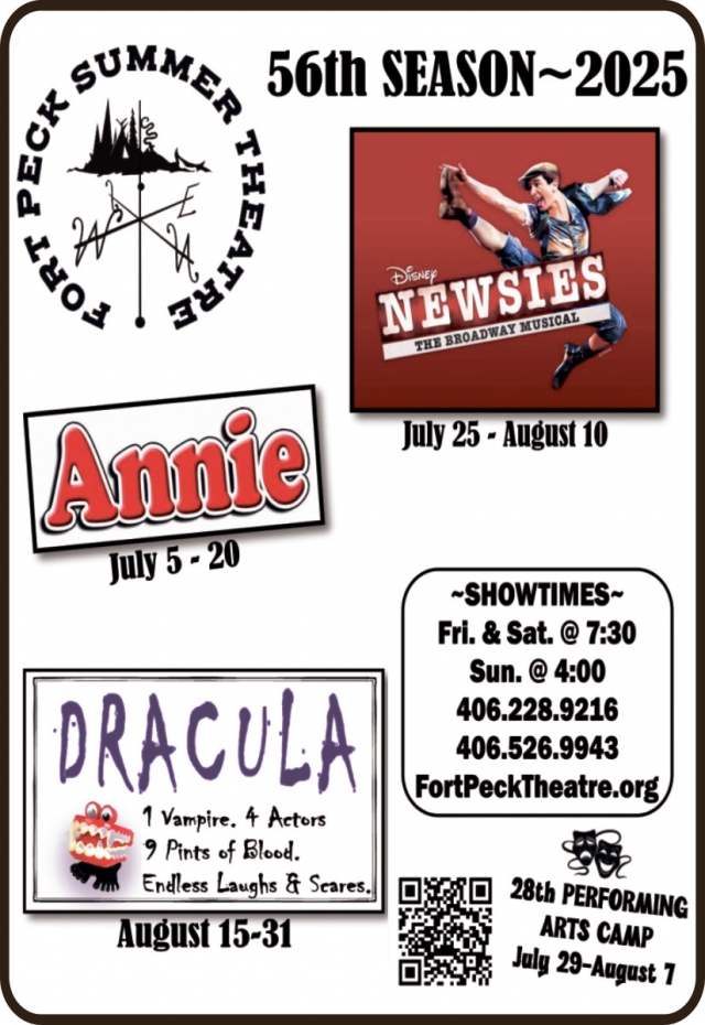 Summer Theatre, Fort Peck Theatre, Fort Peck, MT