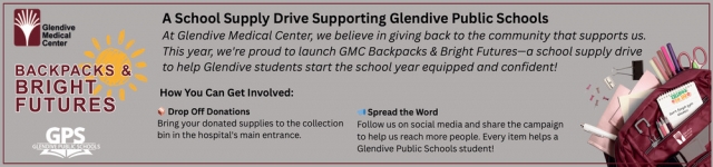 Backpacks & Bright Futures, Glendive Medical Center, Glendive, MT