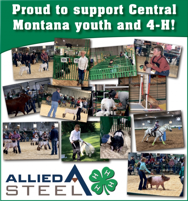 Proud to Support Central Montana Youth and 4-H, Allied Steel, Lewistown, MT