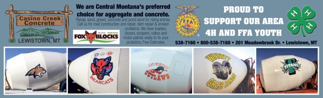 Concrete Services, Casino Creek Concrete