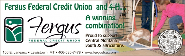 A Winning Combination, Fergus Federal Credit Union, Lewistown, MT