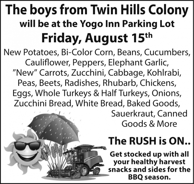 The Rush Is On, Twin Hills Colony at The Yogo Inn Parking Lot (April 5, 2024), Lewistown, MT