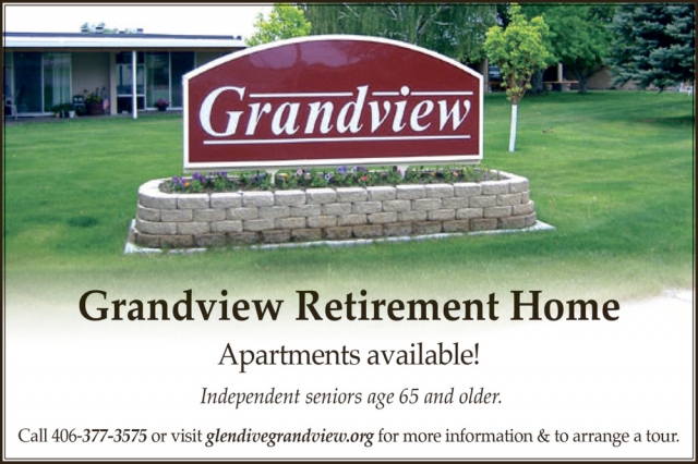 Apartments Available!, Grandview Retirement Home