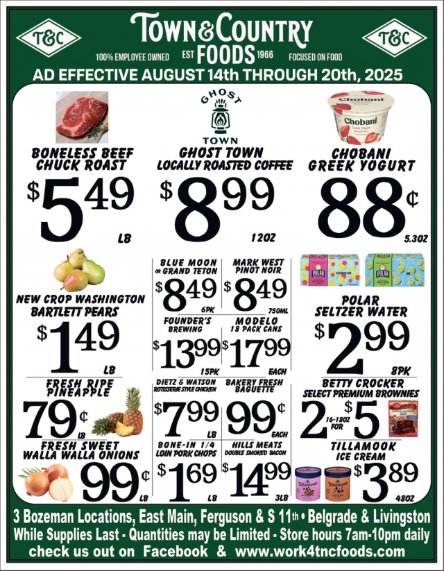 Foods, Town & Country Foods - Bozeman, Bozeman, MT