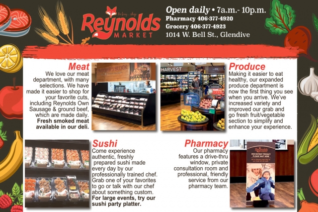 Meat, Reynolds Market, Sidney, MT
