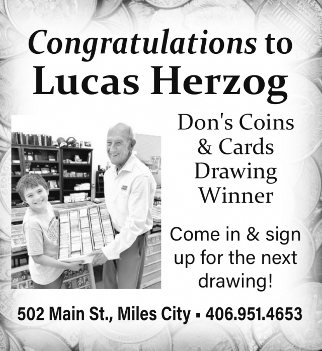 Coins & Cards, Don's Coins & Cards, Miles City, MT
