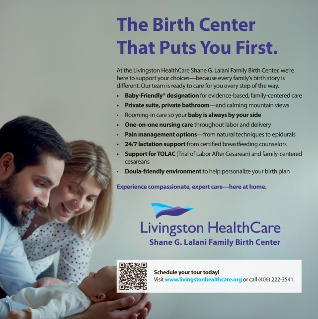 The Birth Center that Puts You First, Livingston Healthcare, Livingston, MT