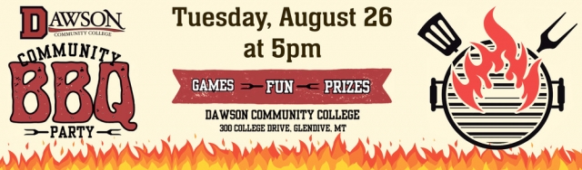 Community BBQ Party, Dawson Community College, Glendive, MT