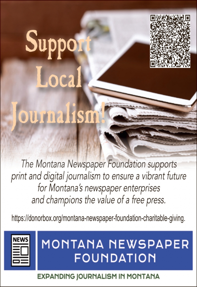 Suport Local Journalism, Montana Newspaper Foundation, Missoula, MT