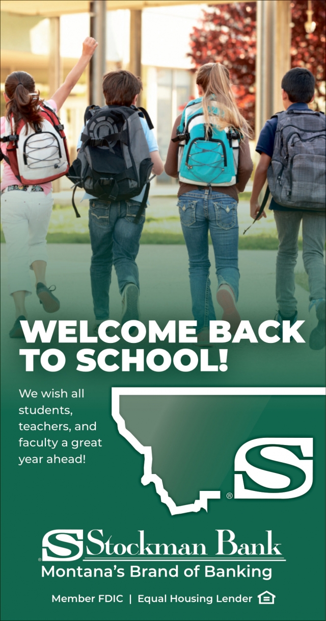 Welcome Back to School!, Stockman Bank
