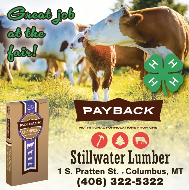 Great Job at The Fair!, Stillwater Lumber, Columbus, MT