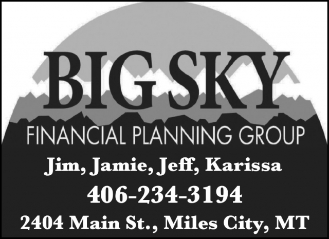 Financial Planning, Jim Cusimano - Big Sky Financial Planning Group, Glendive, MT