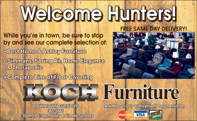 Best Home & Ashley Furniture, Koch Furniture, Glendive, MT
