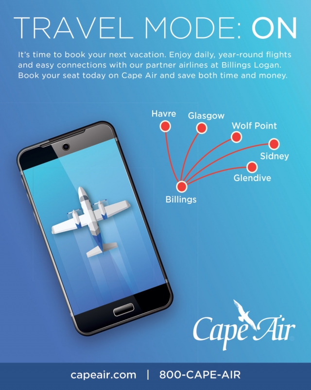 Travel Mode: On, Cape Air, Hyannis, MA