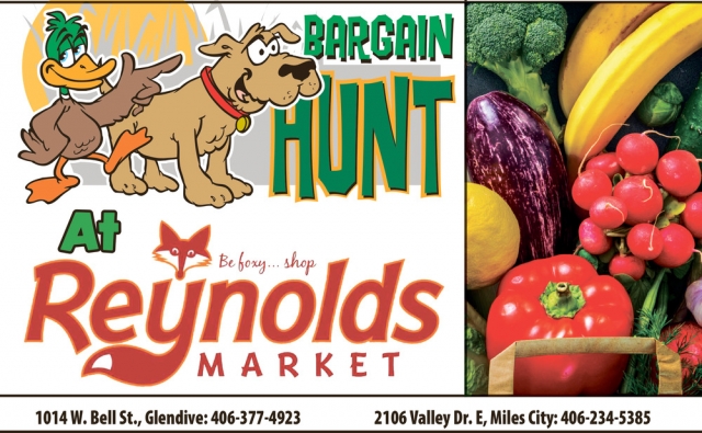 Bargain Hunt, Reynolds Market, Sidney, MT