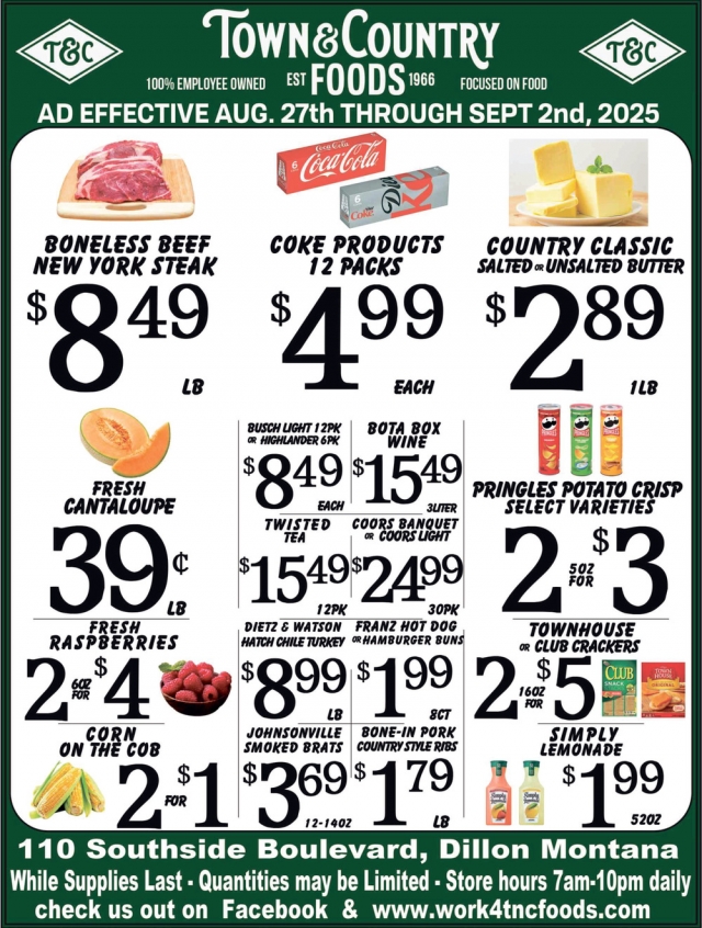 Foods, Town & Country Foods - Dillon, Dillon, MT