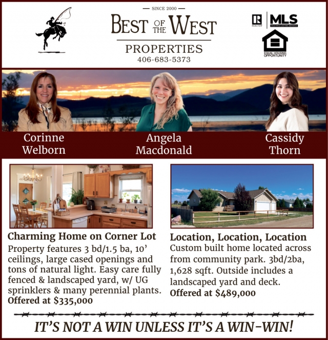 Versatile Commercial Building, Best of the West Properties