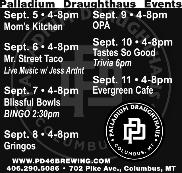 Mom's Kitchen, Palladium Draughthaus, Columbus, MT