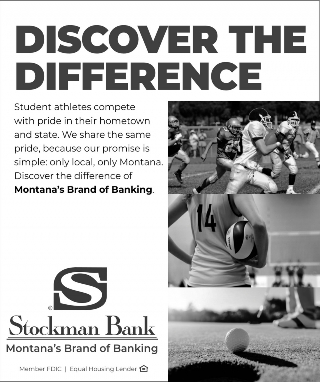 Discover the Difference, Stockman Bank