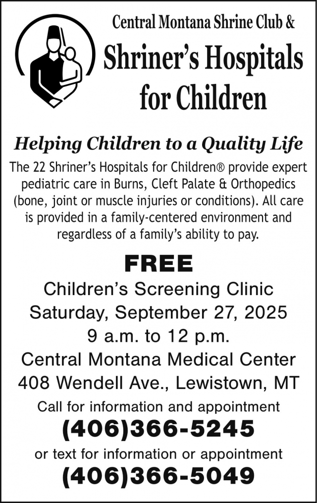 Helping Children to A Quality Life, Shriner's Hospital for Children