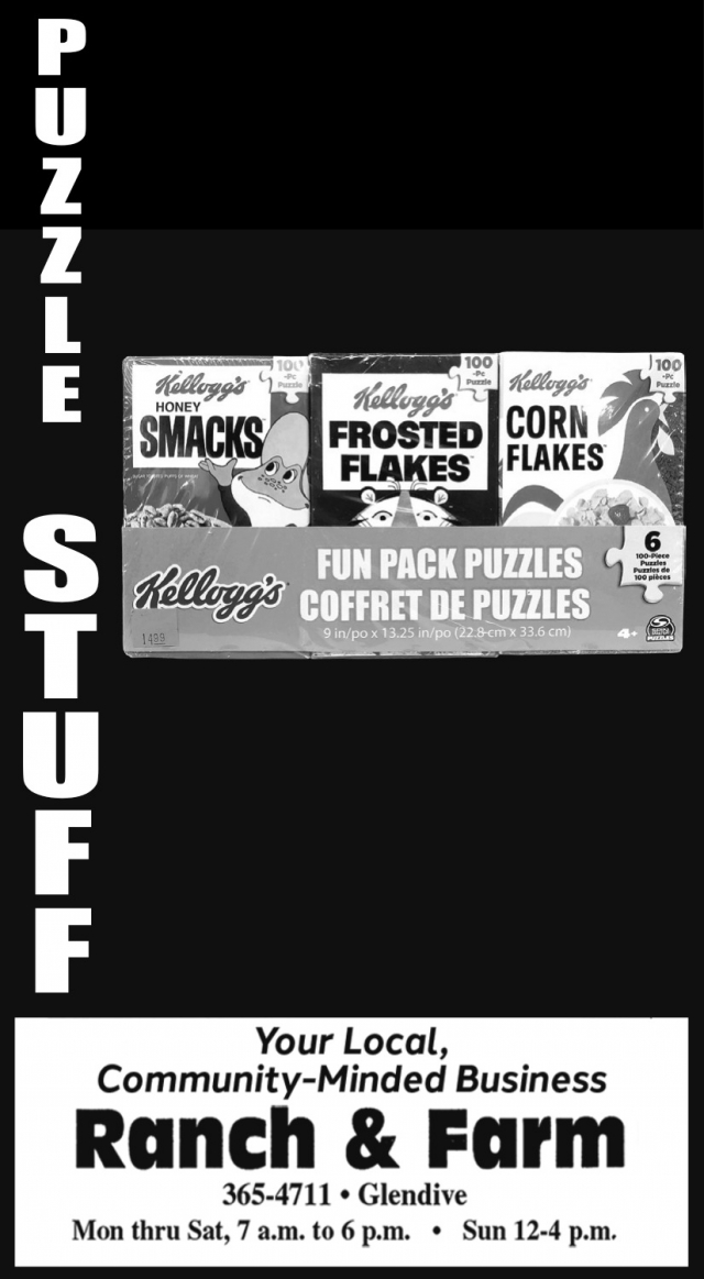 Puzzle Stuff, Ranch & Farm Ace Hardware, Glendive, MT