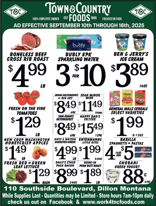 Foods, Town & Country Foods - Dillon, Dillon, MT