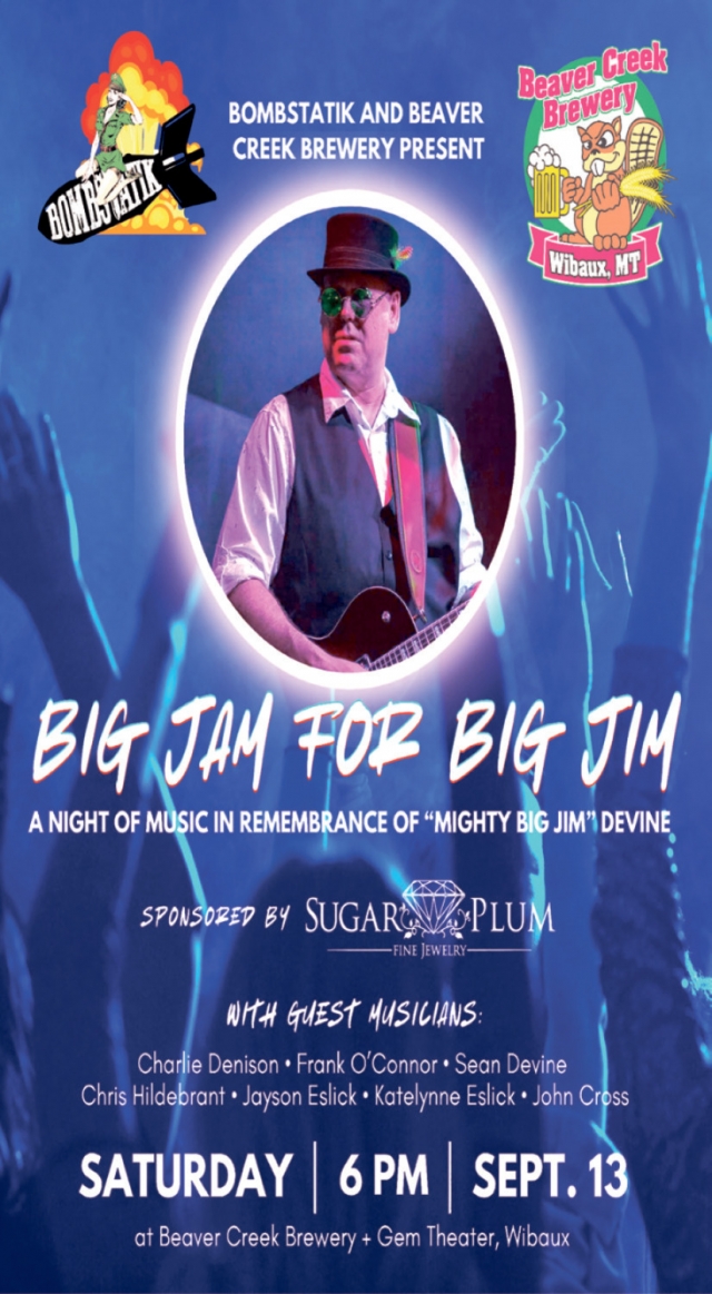 Big Jam For Big Jim, Bombstatik and Beaver Creek Brewery