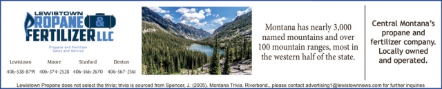 Propane Services, Lewistown Propane & Fertilizer LLC, Stanford, MT