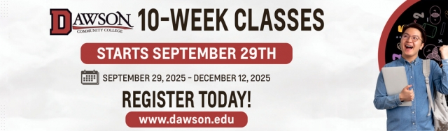 10-Week Classes, Dawson Community College, Glendive, MT