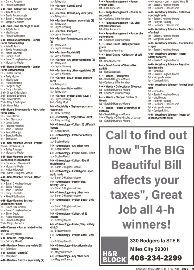 Call to find out , H&R Block - Lewiston, Lewistown, MT