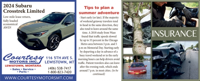 Tips to Plan a Summer Adventure, Courtesy Motors Inc