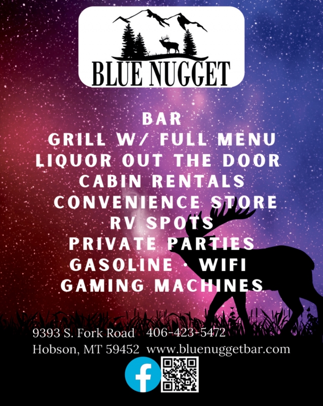 Grill W / Full Menu, Blue Nugget, Hobson, MT