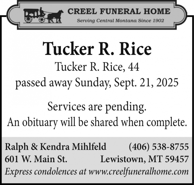 Funeral Home, Creel Funeral Home, Lewistown, MT
