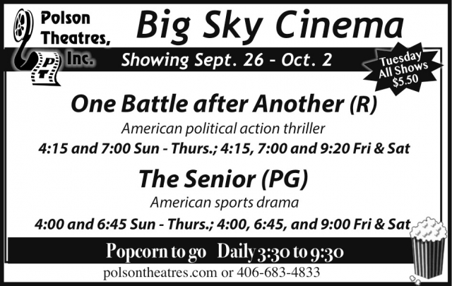Downton Abbey: The Grand Finale, Polson Theatres, Inc - Big Sky Cinema, Dillon, MT