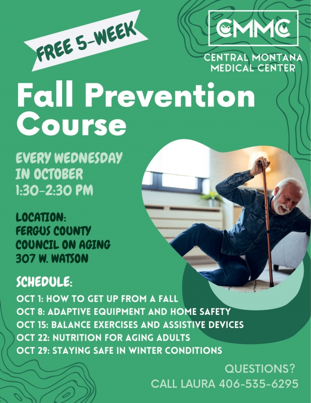 Fall Prevention Course, Central Montana Medical Center, Lewistown, MT